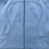Lululemon Scuba Hoodie Womens Medium Blue Full Zip Sports Hooded Sweater