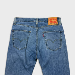 Levi's 505 Jeans Mens 33x30 Blue Regular Fit Straight Leg Light Wash Denim Pants