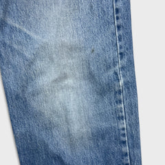Vintage Levi's 550 Jeans Mens 34x34 Blue Relaxed Fit Tapered Leg 90s Light Wash Denim Pants