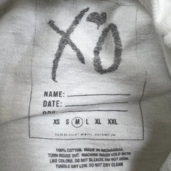 2022 The Weeknd T Shirt Mens Medium White XO After Hours Till Dawn Tour Tee