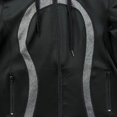 Lululemon In Stride Jacket Womens Size 4 Black Full Zip Sportswear Athletic