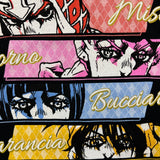 JoJo's Bizarre Adventure Golden Wind Eye Panels T Shirt Mens XL Black Anime Tee