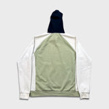 Kappa Hoodie Mens Large White Center Logo Athleticwear Pullover Hooded Sweater