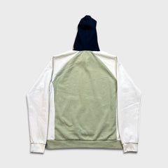 Kappa Hoodie Mens Large White Center Logo Athleticwear Pullover Hooded Sweater