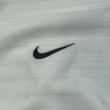 Vintage Y2K Nike Sportswear T Shirt Mens XL White Swoosh Athletic V Neck Short Sleeve Tee