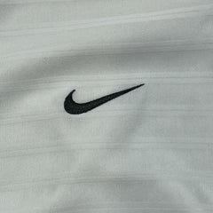Vintage Y2K Nike Sportswear T Shirt Mens XL White Swoosh Athletic V Neck Short Sleeve Tee