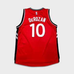 Adidas DeMar DeRozan Toronto Raptors Jersey Mens Large Swingman NBA Basketball