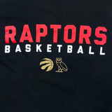 October's Very Own x Toronto Raptors T Shirt Mens Medium Black OVO Basketball Tee