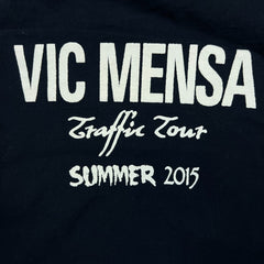 2015 Vic Mensa Traffic Tour T Shirt Mens Medium Black Southside Chicago Rap Tee
