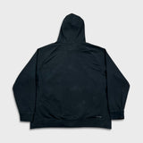 Nike Jordan Brand Hoodie Men 2XL Black Center Jumpman Pullover Hooded Sweater