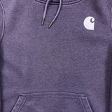 Carhartt Hoodie Womens Small Purple Relaxed Fit Workwear Hooded Sweater