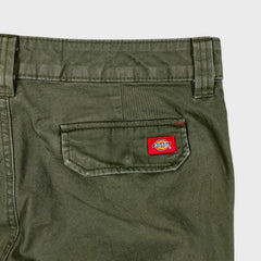 Dickies Pants Womens 32x31 Green Relaxed Faded Workwear Straight Leg Cargo