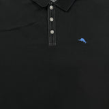 Tommy Bahama Polo Shirt Mens 3XL Black Island Zone Supima Short Sleeve