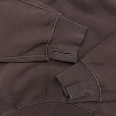 Lululemon Scuba Oversized Funnel Neck 1/2 Zip Womens Medium Brown Sweatshirt
