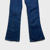 Vintage 80s Levi's 684 Jeans Mens 28x32 Blue Big Bells Bell Bottoms Dark Wash Orange Tab Denim Pants