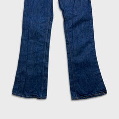 Vintage 80s Levi's 684 Jeans Mens 28x32 Blue Big Bells Bell Bottoms Dark Wash Orange Tab Denim Pants