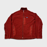 Patagonia Fleece Mens XL Red Full Zip Polartec Outdoor Jacket