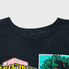 My Hero Academia T Shirt Mens XL Black Izuku Midoriya Graphic Anime Tee