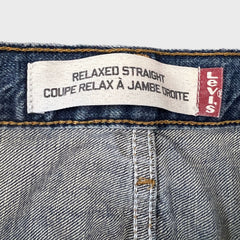 Vintage Y2K Levi's Jeans Men 34x32 Blue Relaxed Fit Straight Leg Medium Wash Baggy Denim Pants