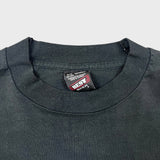 Vintage 90s F Off + Die T Shirt Mens XL Black Single Stitch Sun Faded Punk Tee