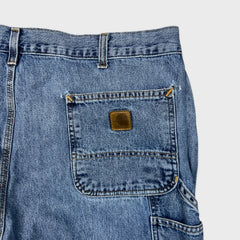 Carhartt B13 DPS Jean Mens 40x30 Blue Original Dungaree Fit Workwear Loose Baggy Pants