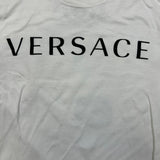 Versace T Shirt Mens Medium White Spell Out Medusa Logo Short Sleeve Tee