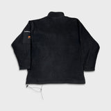 Vintage 90s Fila Fleece Mens 2XL Black Outdoor 1/4 Zip Pullover Jacket