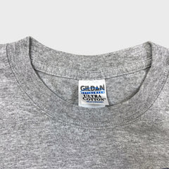 Vintage 2005 Friendship Through Hockey T Shirt Mens Large Gray USA Canada Tee