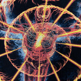 Vintage 2007 Tool T Shirt Mens Medium Black Spiral Flame Graphic Rock Band Tee