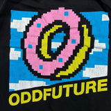 Odd Future T Shirt Mens Medium Black Donut Graphic Short Sleeve Rap Tee