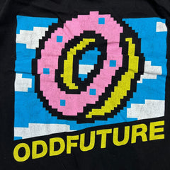 Odd Future T Shirt Mens Medium Black Donut Graphic Short Sleeve Rap Tee