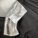 Levi's 502 Jeans Mens 33x30 Black Regular Taper Fit Dark Wash Denim Pants
