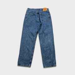 Levi's 550 Jeans Mens 32x30 Blue Relaxed Fit Straight Leg Medium Wash Baggy Denim Pants
