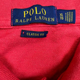 Polo Ralph Lauren Shirt Mens XL Red Pony Classic Fit Preppy Short Sleeve Tee