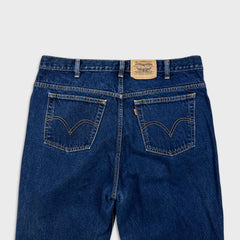 Vintage Y2K Levi's 619 Jeans Mens 36x25 Blue Straight Orange Tab Dark Wash Denim Pants