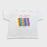 Vintage 90s The Terry Fox Run T Shirt Mens 2XL White Miracle Dream Runs On Tee