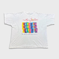 Vintage 90s The Terry Fox Run T Shirt Mens 2XL White Miracle Dream Runs On Tee