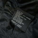 Vintage 90s Pelle Cuir Leather Jacket Mens 2XL Black Genuine Leather Quilted Lined