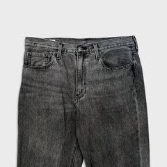 Levi's 568 Jeans Mens 33x32 Black Loose Straight Faded Dark Wash Denim Pants