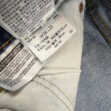 Levi's 501 Jeans Mens 36x32 Blue Original Fit Straight Medium Wash Denim Pants