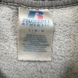 Vintage Y2K Russell Athletic Sweatshirt Mens Large Gray Blank Pullover Crewneck