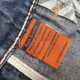 Rock Revival Jeans Mens 34x32 Blue Kurt Straight Leg Medium Wash Distressed Pants