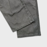Dickies Pants Mens 32x32 Gray Genuine Straight Leg Carpenter Workwear Trousers