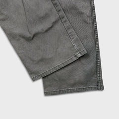 Dickies Pants Mens 32x32 Gray Genuine Straight Leg Carpenter Workwear Trousers