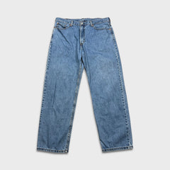 Levi's 550 Jeans Mens 38x32 Blue Relaxed Straight Fit Light Wash Baggy Denim Pants