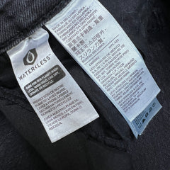 Levi's Wedgie Straight Jeans Womens 31x26 Black Distressed High Rise Wash Denim Pants