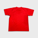 Vintage 90s Billabong T Shirt Mens Medium Red Graffiti Graphic Short Sleeve Tee