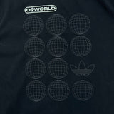 Adidas T Shirt Mens XL Black Originals Ozworld Graphic Short Sleeve Tee