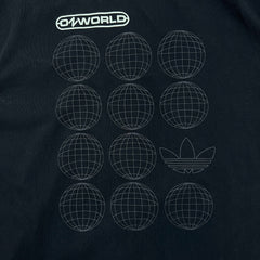 Adidas T Shirt Mens XL Black Originals Ozworld Graphic Short Sleeve Tee