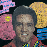 Vintage 90s Elvis Presley T Shirt Mens Large Black Single Stitch Memorial Tee